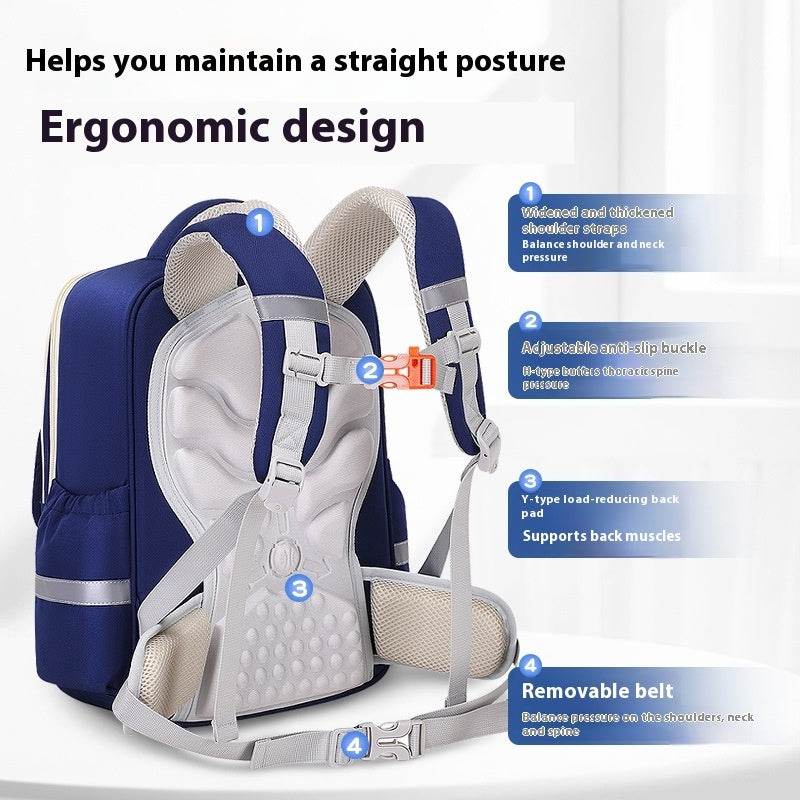 Cloud Style Kids Backpack – Primary School Unisex Bag - Velora