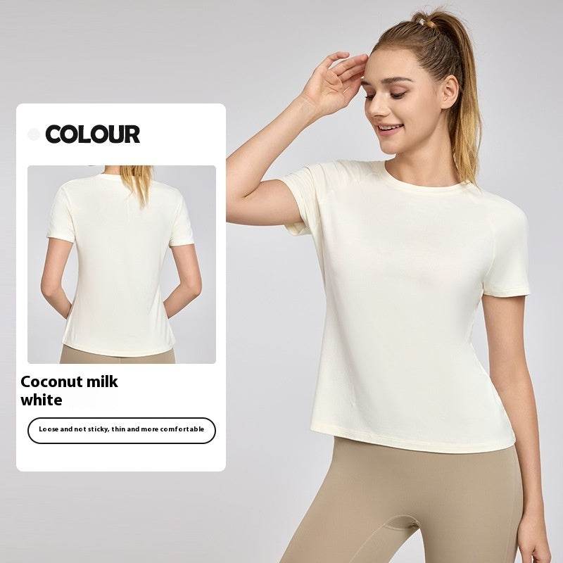 Spring And Summer Outdoor Running Training Short sleeve Workout top - Velora