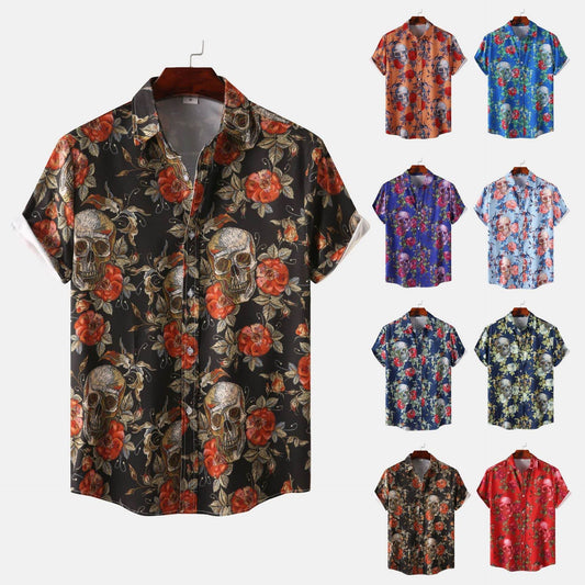 Short Sleeve Shirt Men's Loose Bf Style - Velora