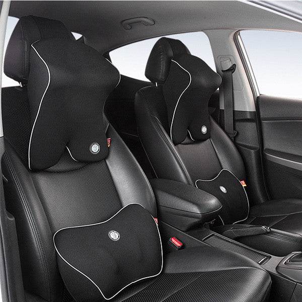 Adjustable Driving back Support Lumbar pillow and Neck support 2pcs - Velora