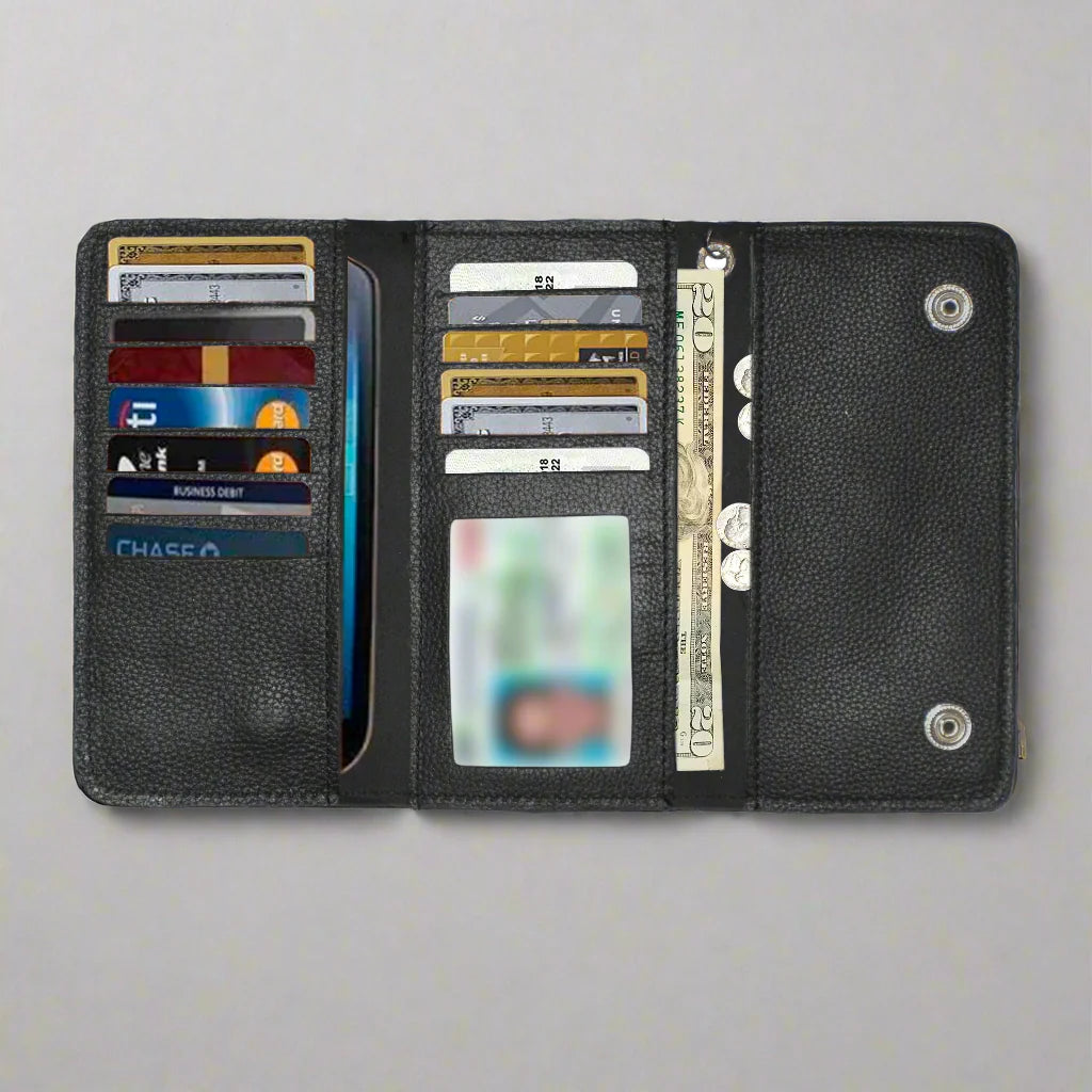 Open Road Men's Chain Trifold Leather Wallet Boutique of Leathers/Open Road