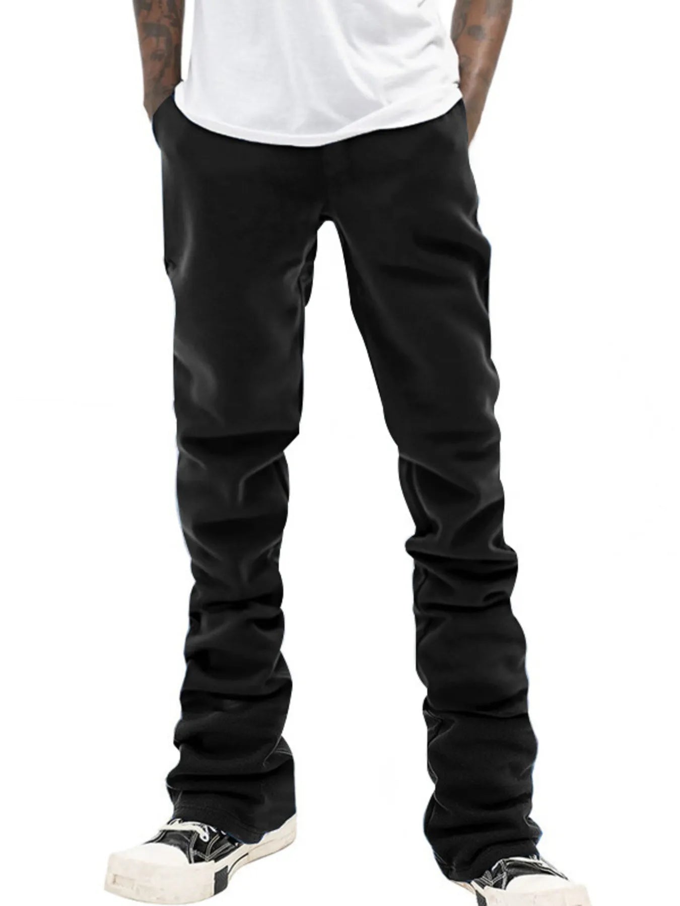 Men's Full Size Drawstring Casual Pants Plus Size - Velora