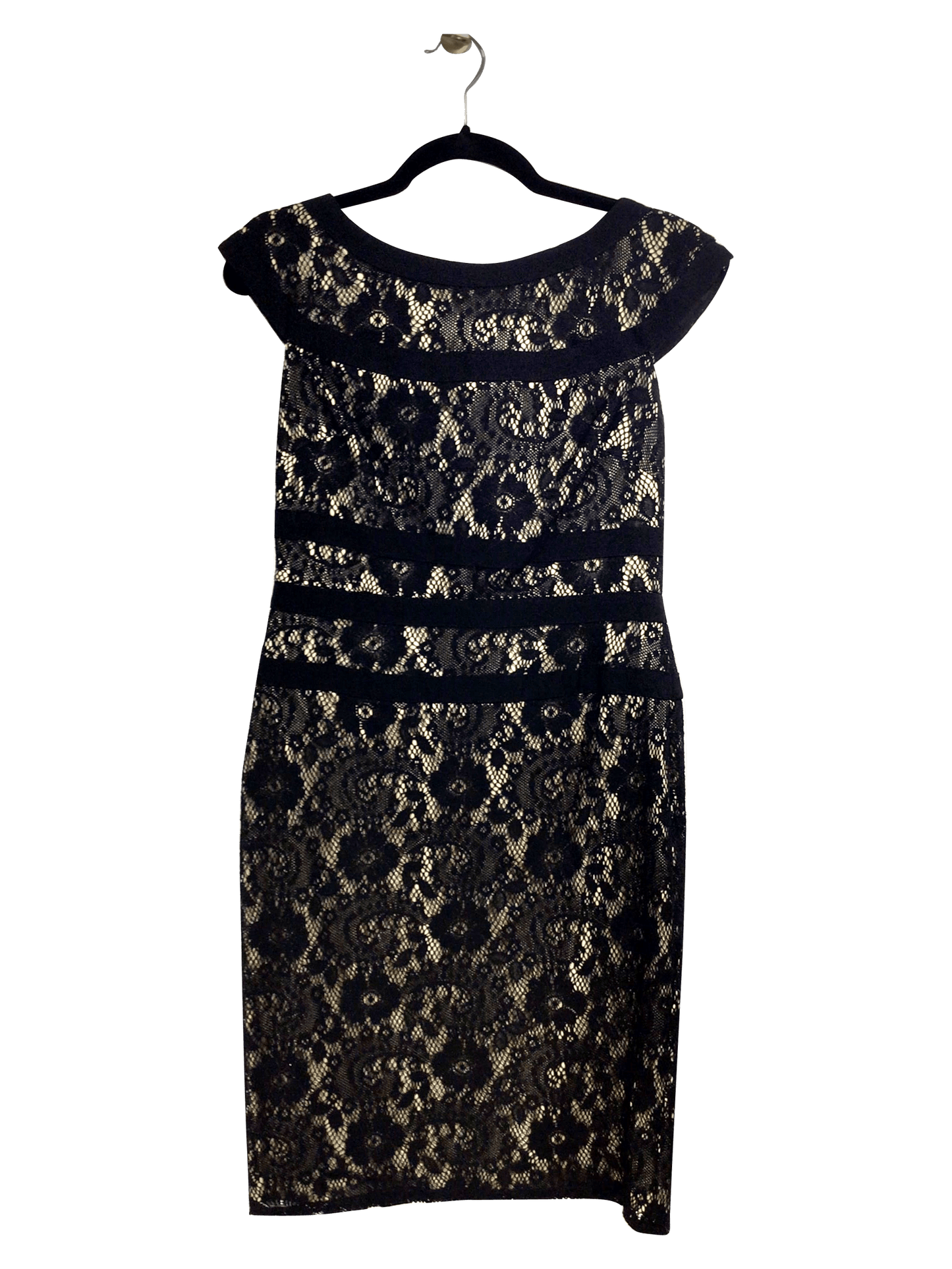 ADRIANNA PAPELL Midi Dress Regular fit in Black - 6 - Velora