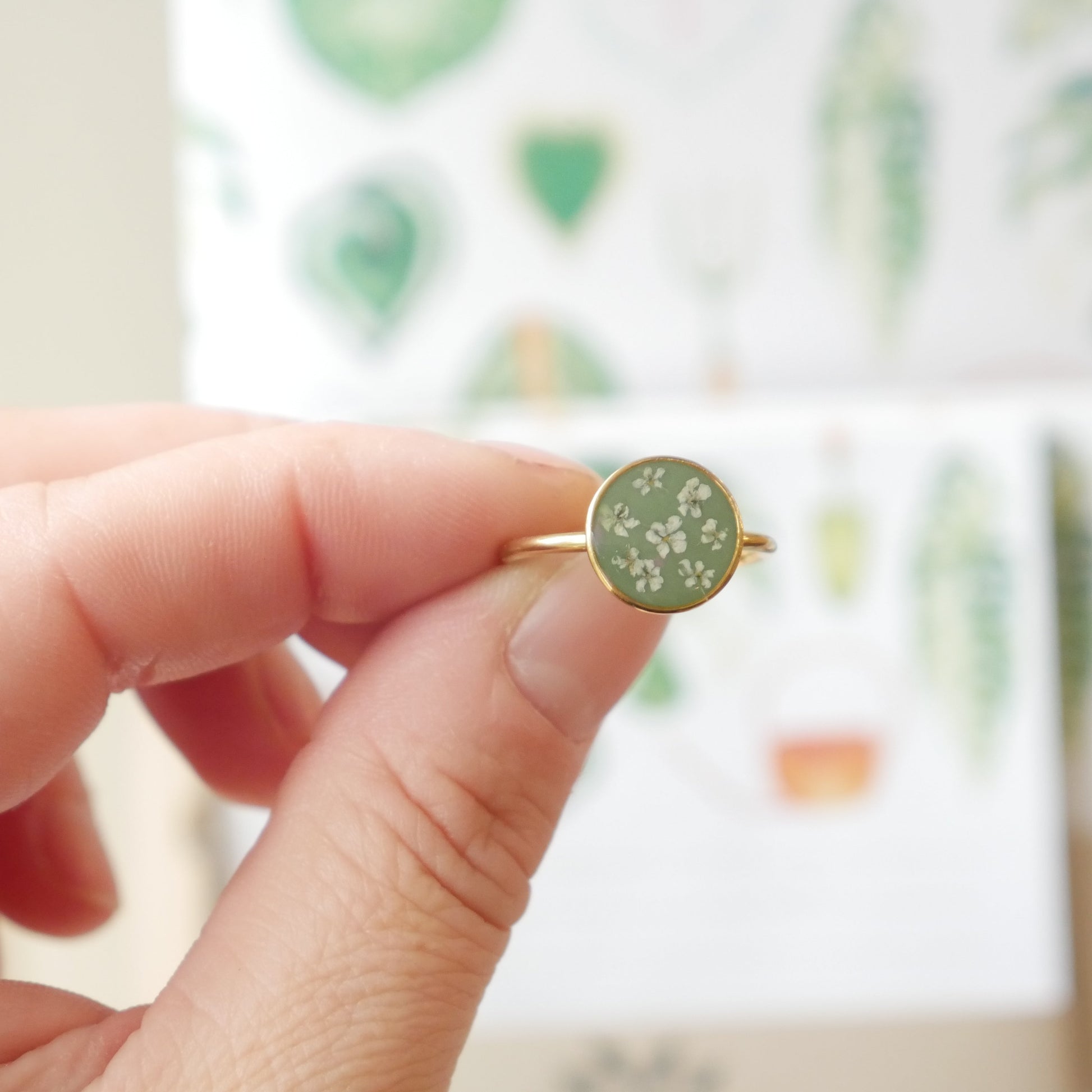 Bague automne - moyen rond (ajustable) - Velora