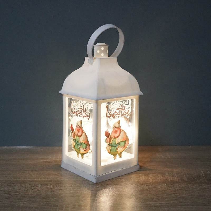 Wind Lantern Plastic Decoration For Eid Mubarak Ornament - Velora
