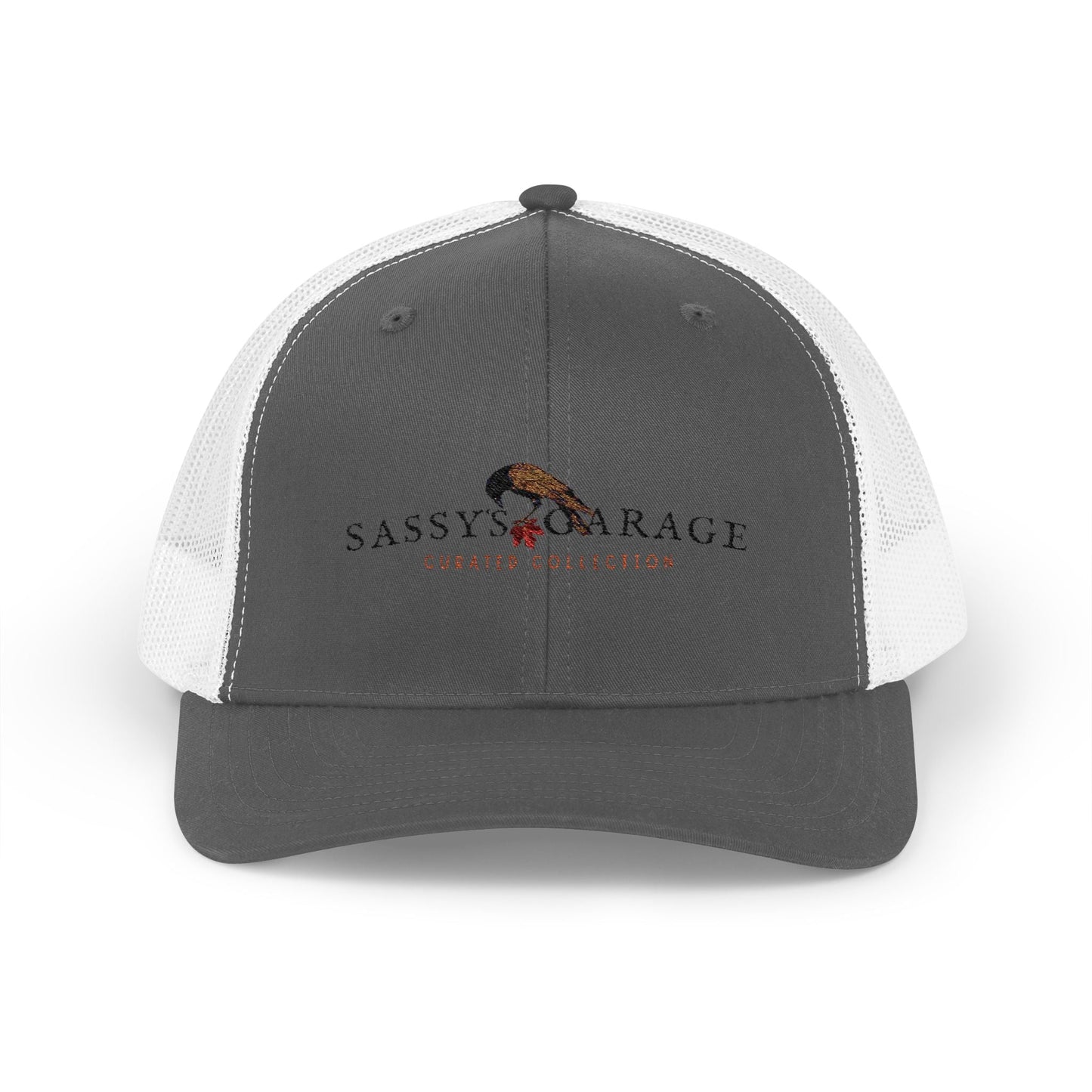 Sassy's Garage Snapback Trucker Cap | Casual Style Hat for Everyday Wear, Outdoor Adventures, Fun Fashion Statement - Velora