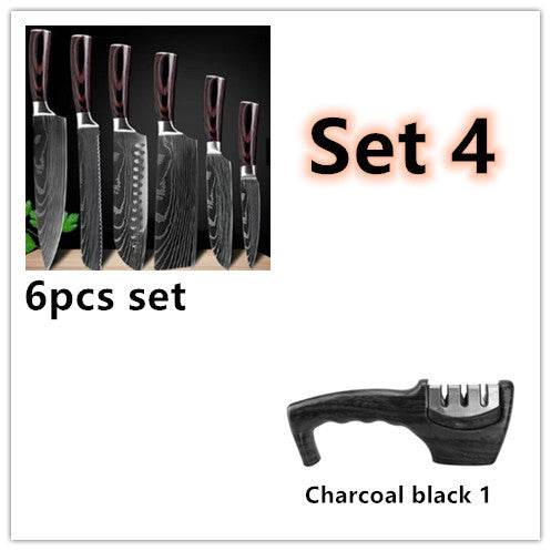 Carpenter's Special Set 6-piece Set 8-piece Set Knife Chef Knife Kitchen Knife Cooking - Velora