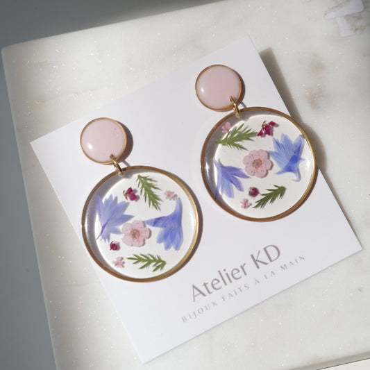 Boucles d'oreilles duo Maia - 35mm - Velora