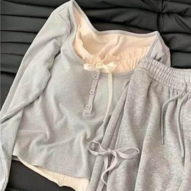 Spring Athleisure wear Sweatsuit Outfit 2pcs - Velora