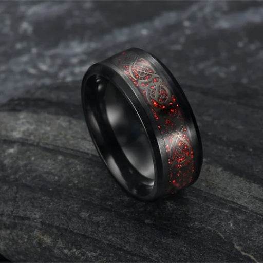 Asgard Crafted Basilisk Scale Wedding Ring - Velora