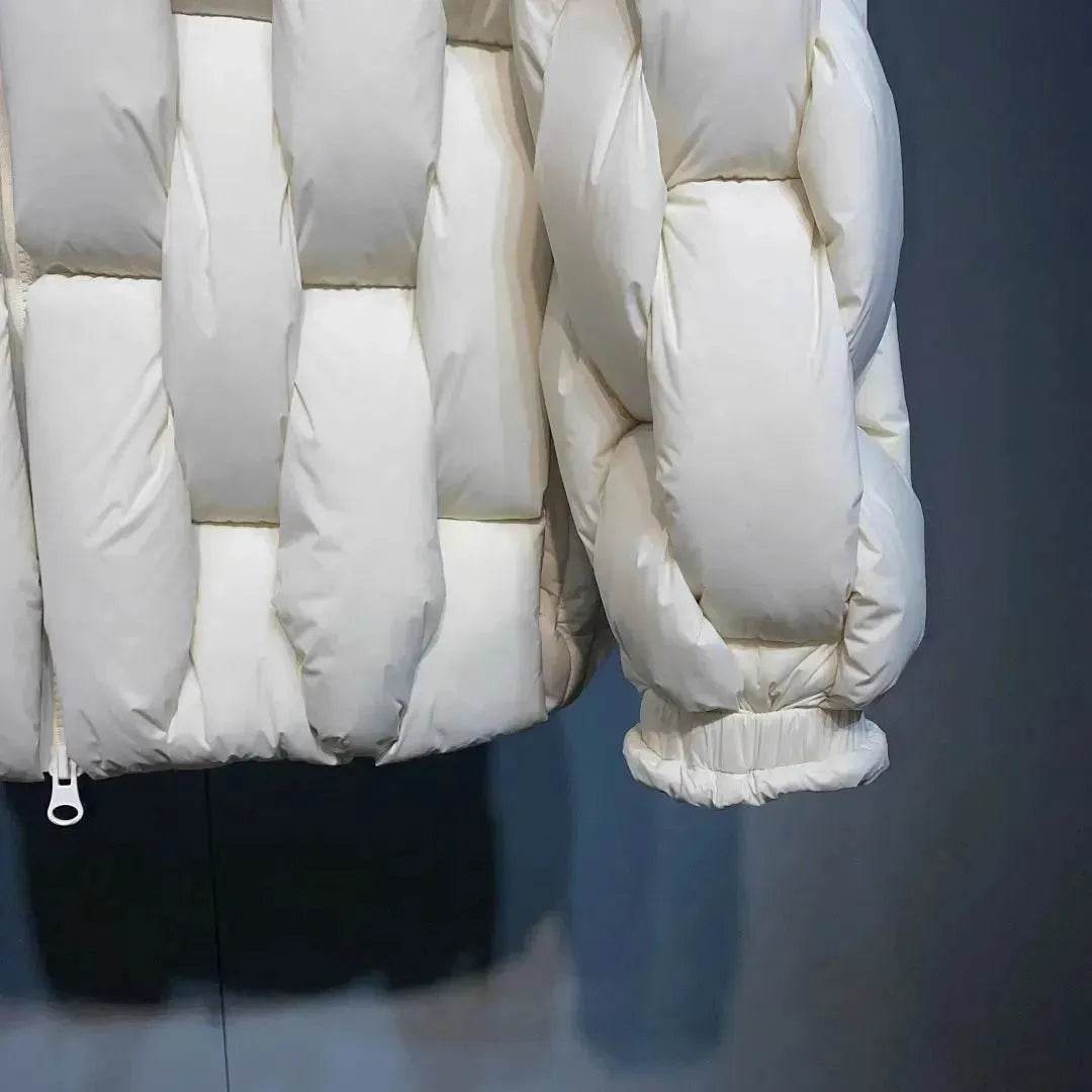 Men's Winter Cotton Thick Warm Puffer Jacket Street Hip pop style - Velora