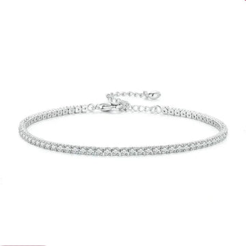 925 Sterling Silver CZ Tennis Bracelet - Velora Luxury Fashion