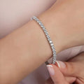 925 Sterling Silver CZ Tennis Bracelet - Velora Luxury Fashion