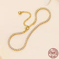 925 Sterling Silver CZ Tennis Bracelet - Velora Luxury Fashion