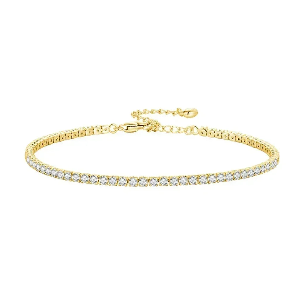 925 Sterling Silver CZ Tennis Bracelet - Velora Luxury Fashion
