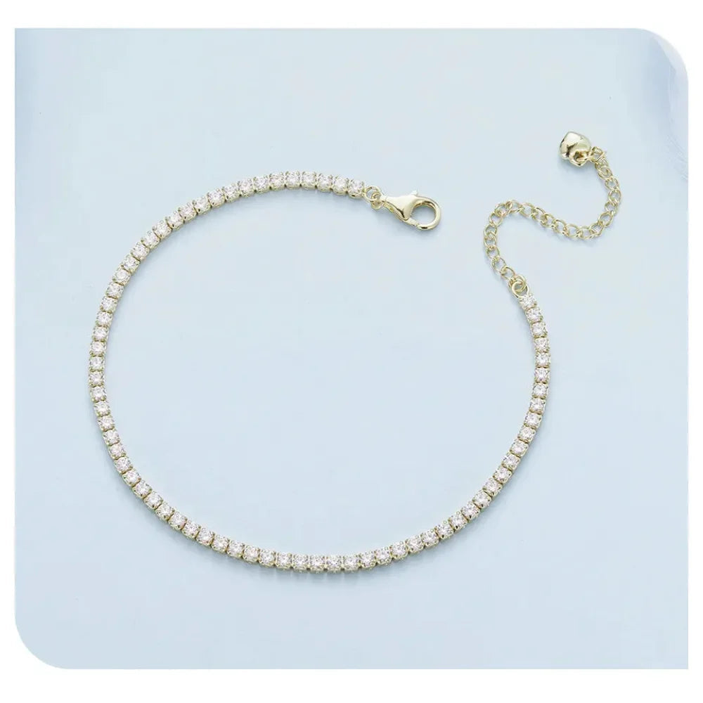 925 Sterling Silver CZ Tennis Bracelet - Velora Luxury Fashion