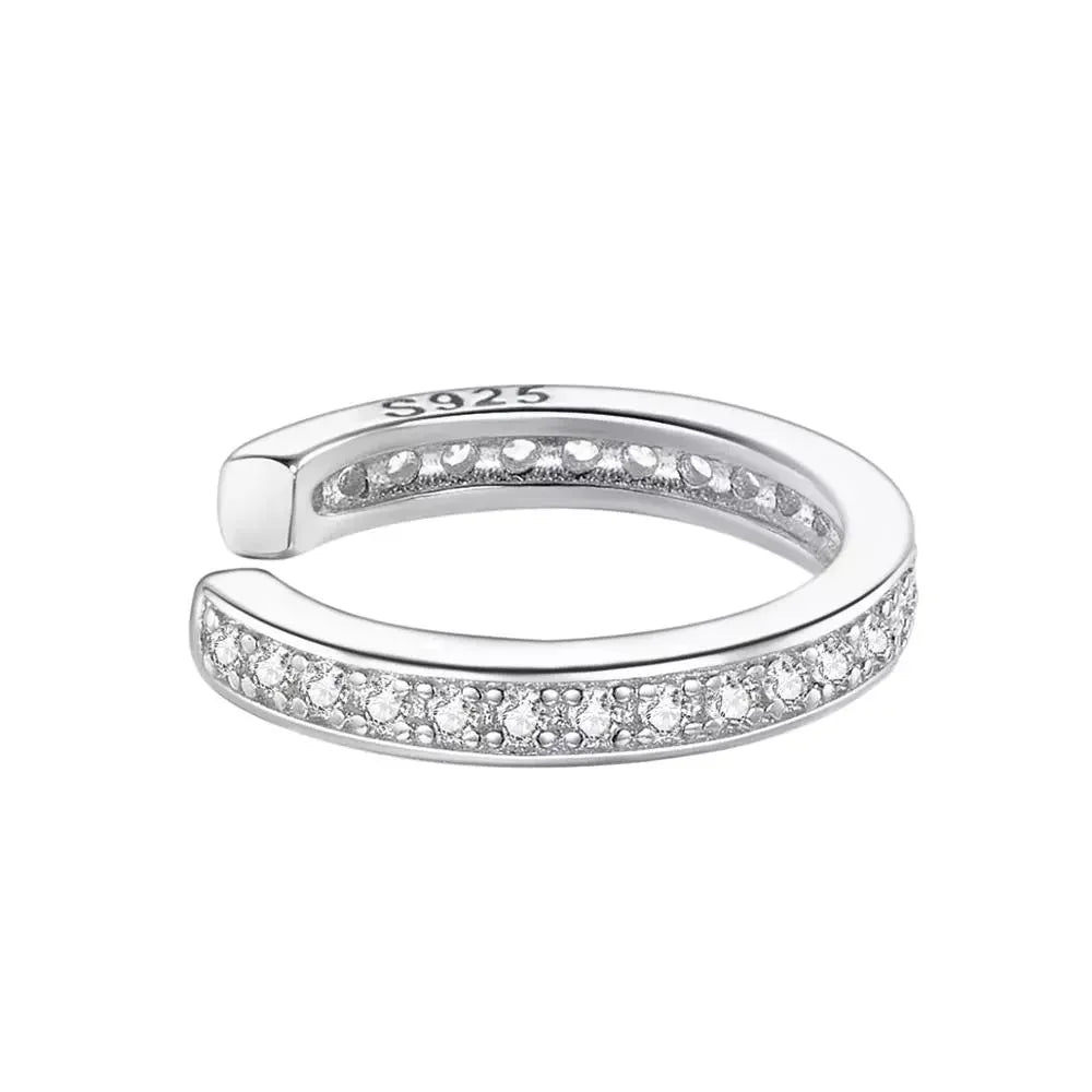 925 Sterling Silver Ear Cuff - Elegant Gold Color Clip Earrings For Women - Velora Luxury Fashion