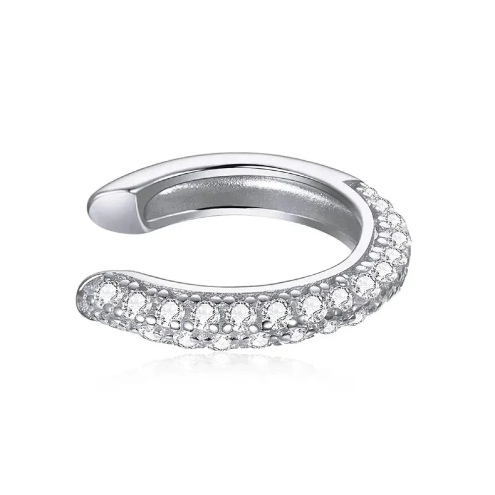 925 Sterling Silver Ear Cuff - Elegant Gold Color Clip Earrings For Women - Velora Luxury Fashion