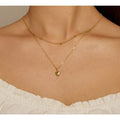 925 Sterling Silver Heart Pendant Necklace - Elegant Double Layer Choker For Women - Bsn168 - Velora Luxury Fashion