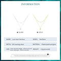 925 Sterling Silver Heart Pendant Necklace - Elegant Double Layer Choker For Women - Bsn168 - Velora Luxury Fashion