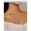 925 Sterling Silver Heart Pendant Necklace - Elegant Double Layer Choker For Women - Bsn168 - Velora Luxury Fashion