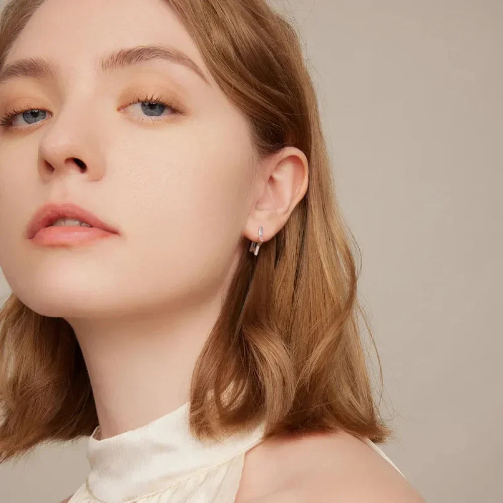 925 Sterling Silver Starlike Earrings - Minimalist Star Shape Ear Buckle for Women - Fashion jewelry SCE1136 - Velora Luxury Fashion