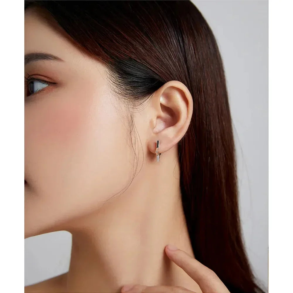 925 Sterling Silver Starlike Earrings - Minimalist Star Shape Ear Buckle for Women - Fashion jewelry SCE1136 - Velora Luxury Fashion