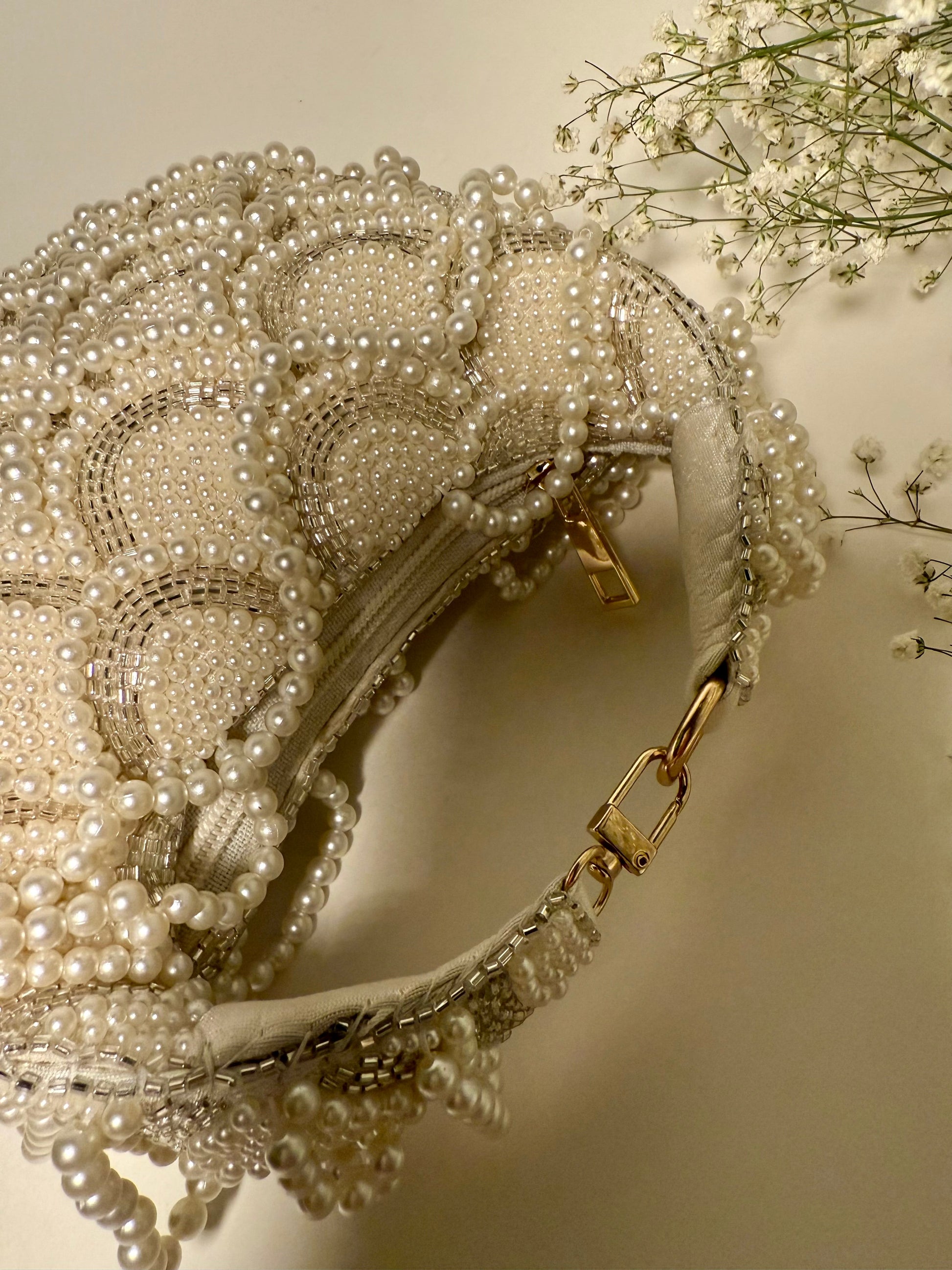 The Mystic Pearl Clutch - Velora Luxury Fashion