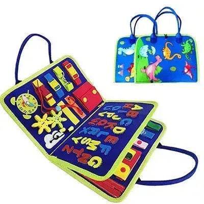 New Busy Book Children's Busy Board Dressing And Buttoning Learning Baby Early Education Preschool Sensory Learning Toy - Velora