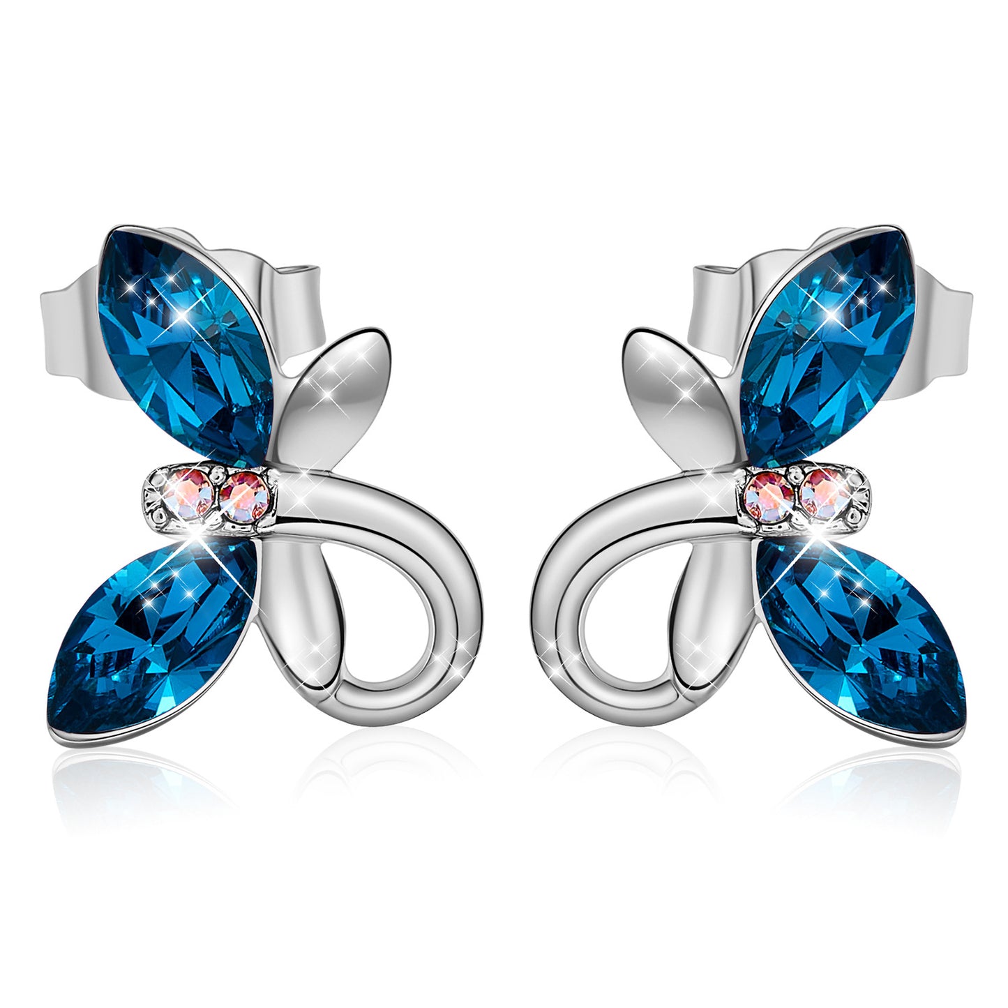 Swarovski Crystal Butterfly Earrings - 2019 Collection