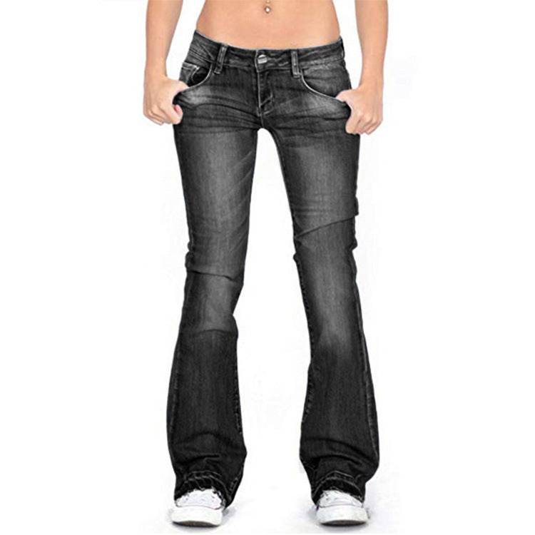 Women Bootcut Jeans Pant flared leg Trousers - Velora