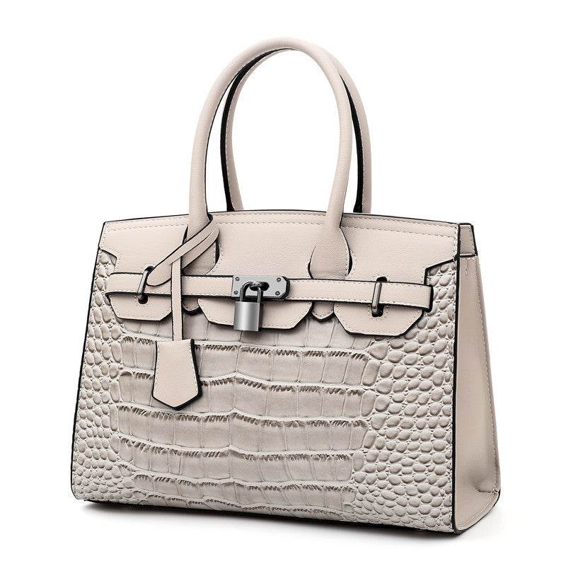 Trendy crocodile pattern Cooperate Work Handbag for Ladies - Velora