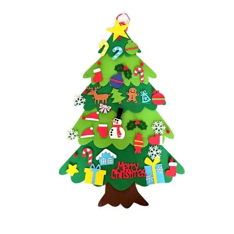 Children's DIY felt Christmas tree with lights - Velora