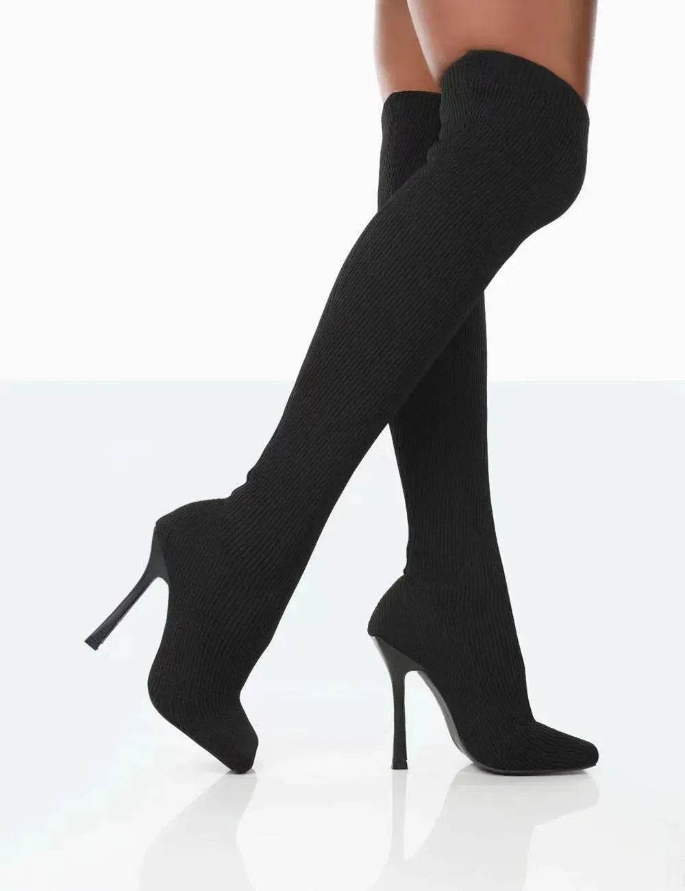 Thigh High Boots Women Over The Knee Long Boots Fashion Shoes - Velora