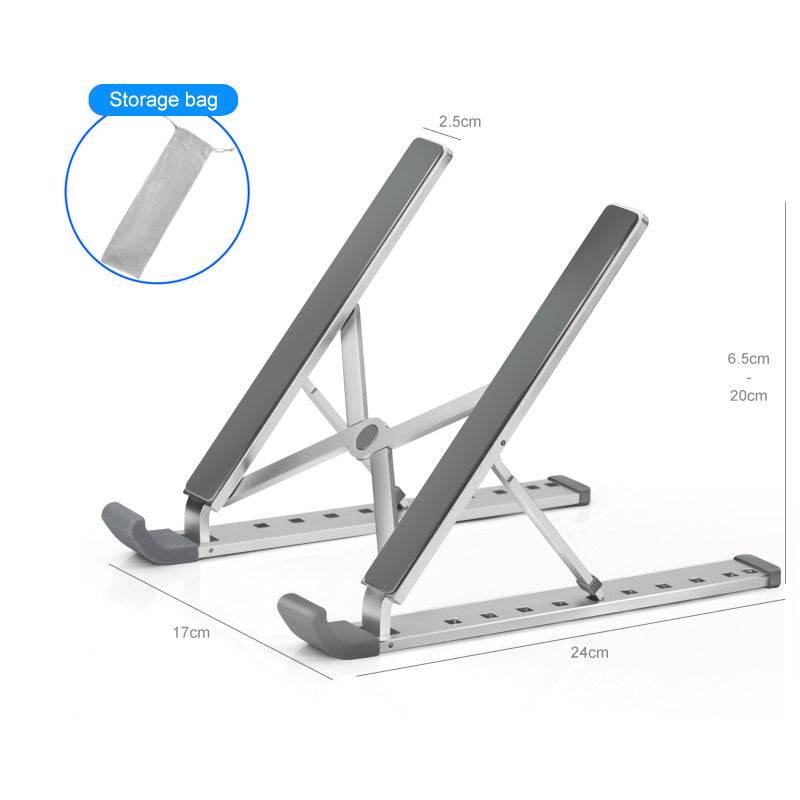 Folding Lifting Desktop Notebook Tablet Computer Stand - Velora