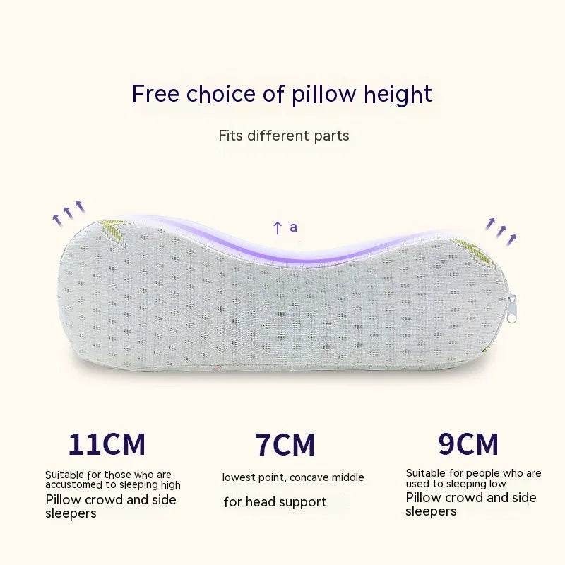 Memory Pillow Slow Rebound Wave Neck Protector - Velora