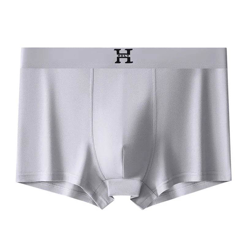 Men's Cotton Spandex Breathable HOLY Boxer Briefs underwear Mid wast - Velora