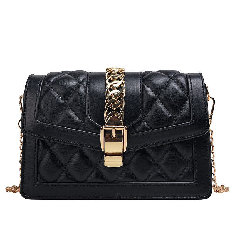 Chanel Style Diamond Quilted Shoulder Bag for Women