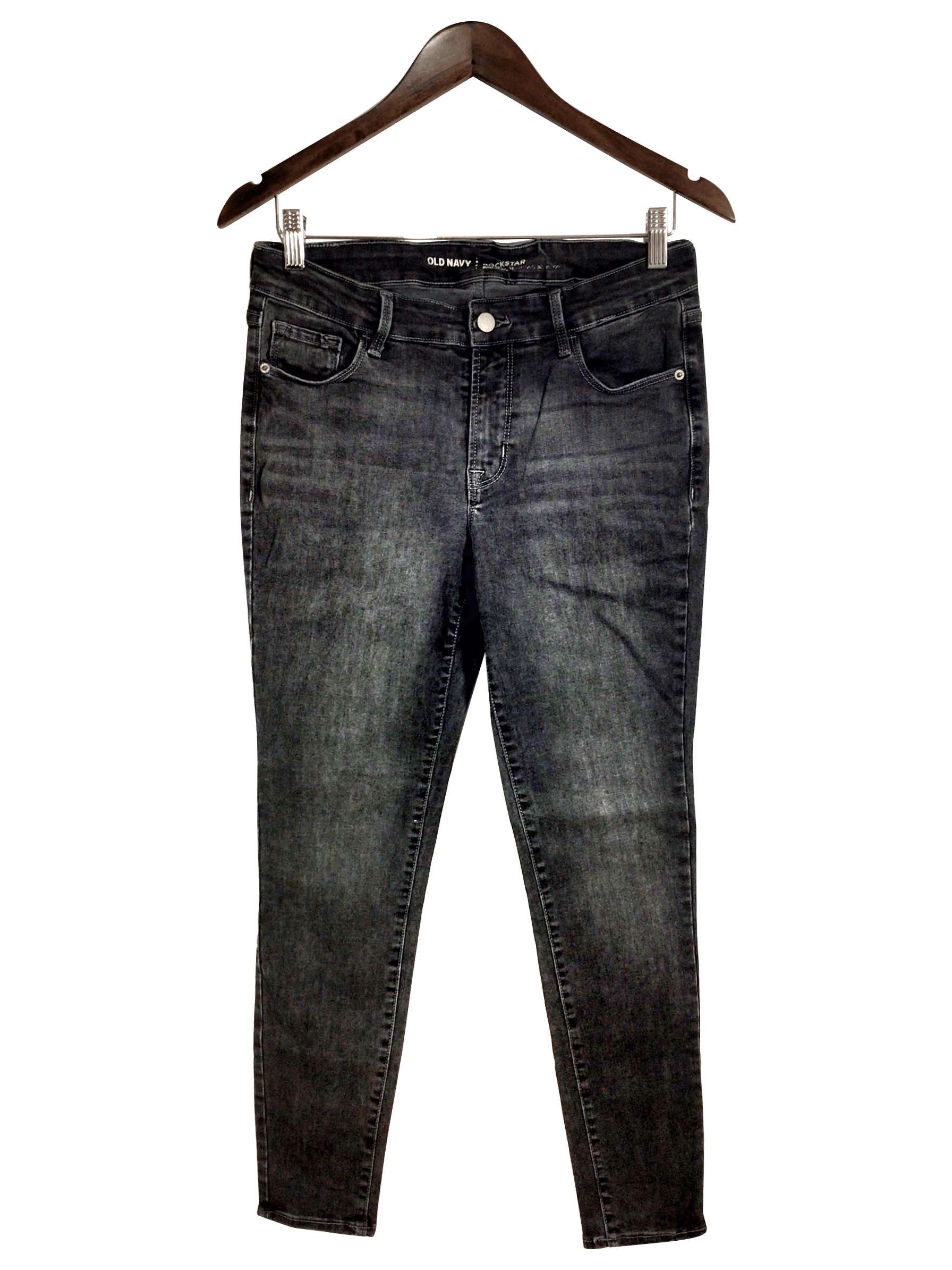 OLD NAVY Straight-legged Jeans Regular fit in Black - 8 - Velora