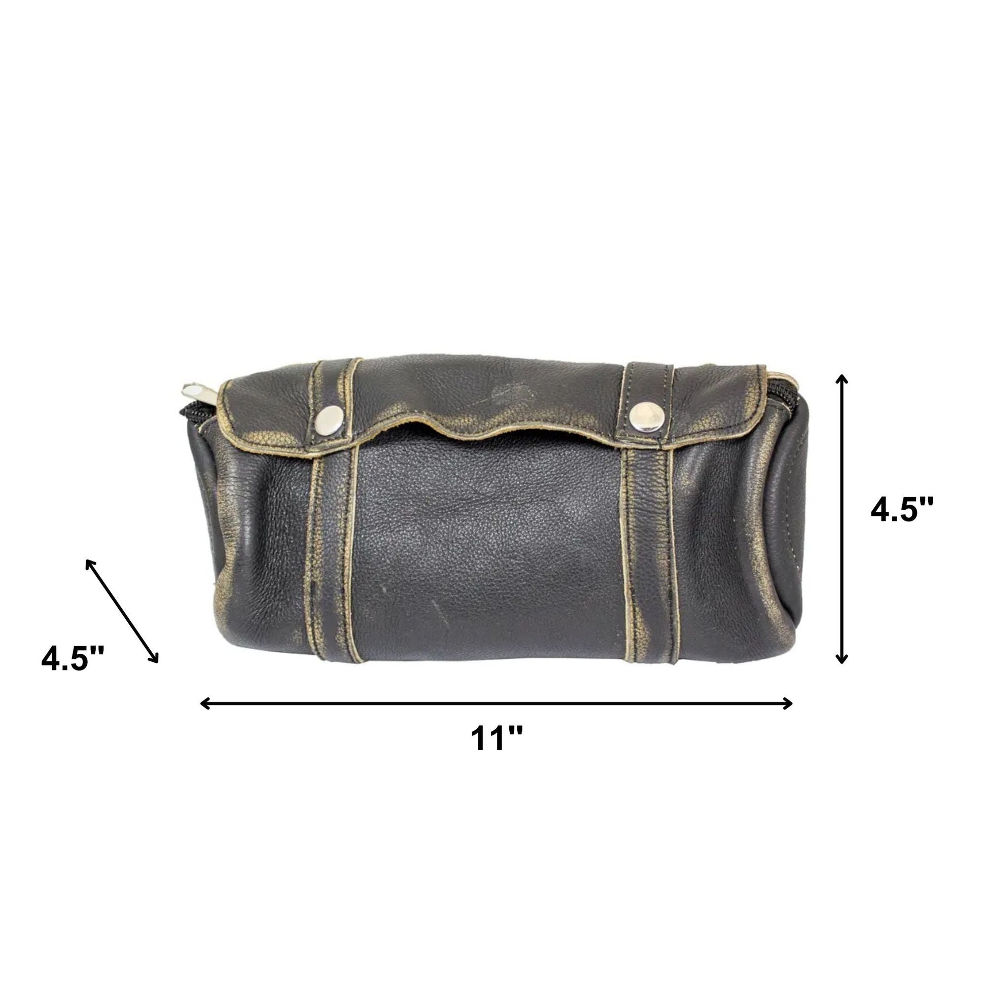 Open Road Soft Body Distressed Leather Tool Bag Boutique of Leathers/Open Road