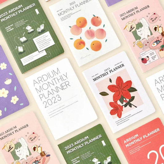 Date Type Monthly Planner Calendar - Velora