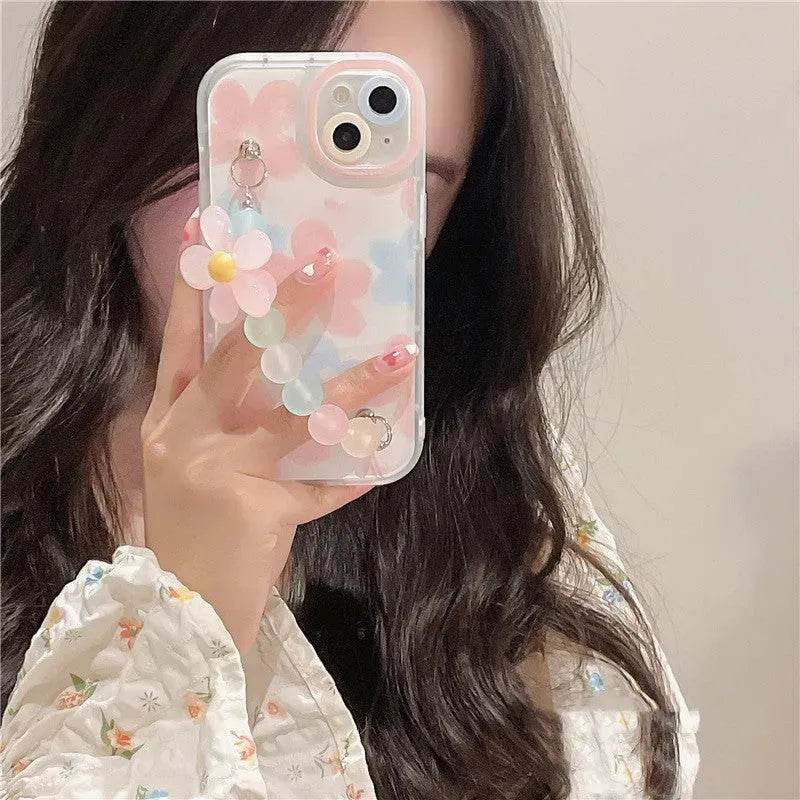 Fashion Flower Bracelet Silicone Phone Case - Velora
