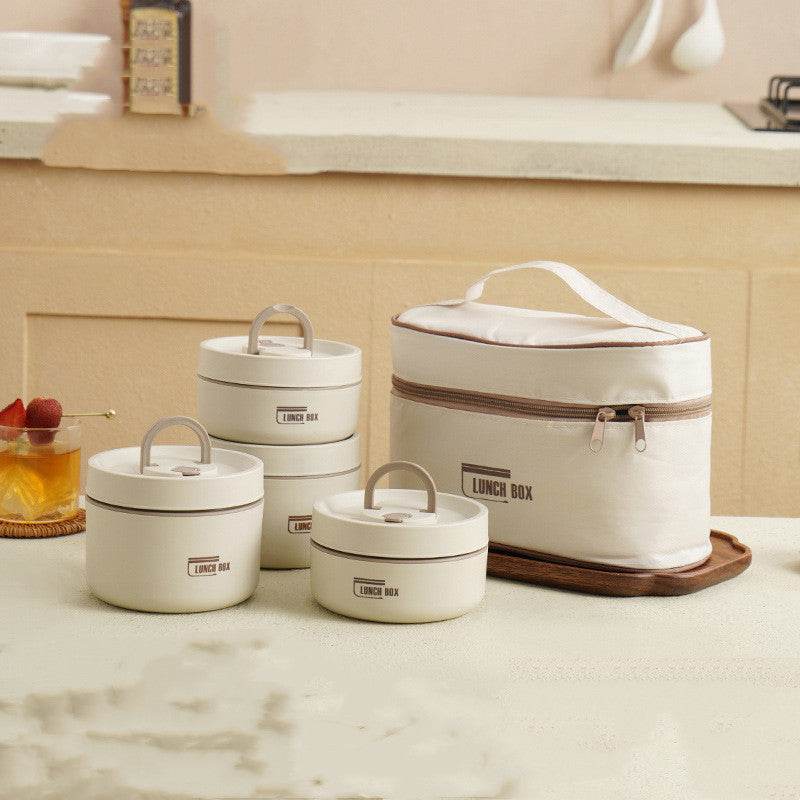 Portable Insulated Work Lunch Box and Canvas Lunch Bag - Velora