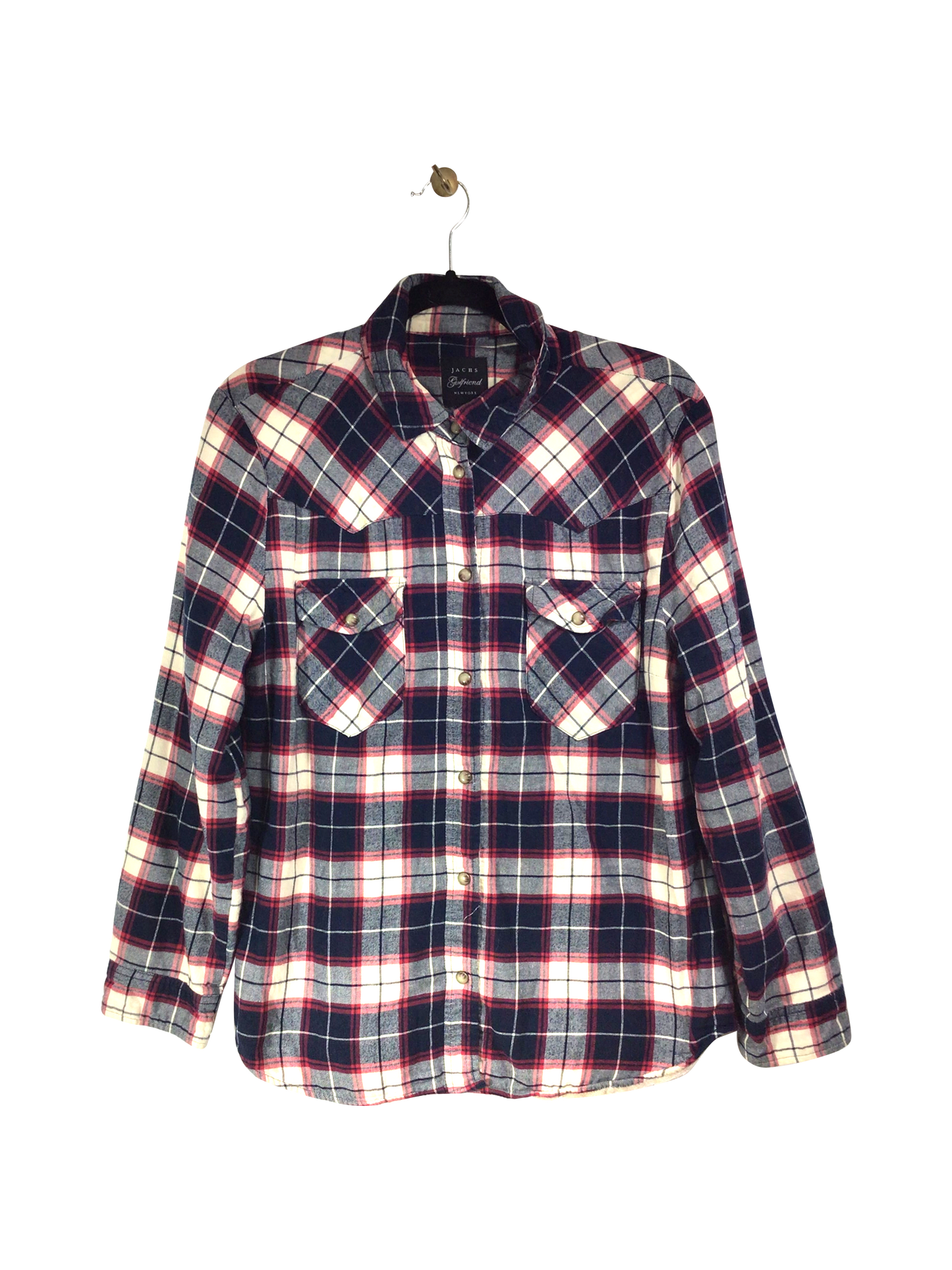 JACHS Women Button Down Tops Regular fit in Blue - M - Velora