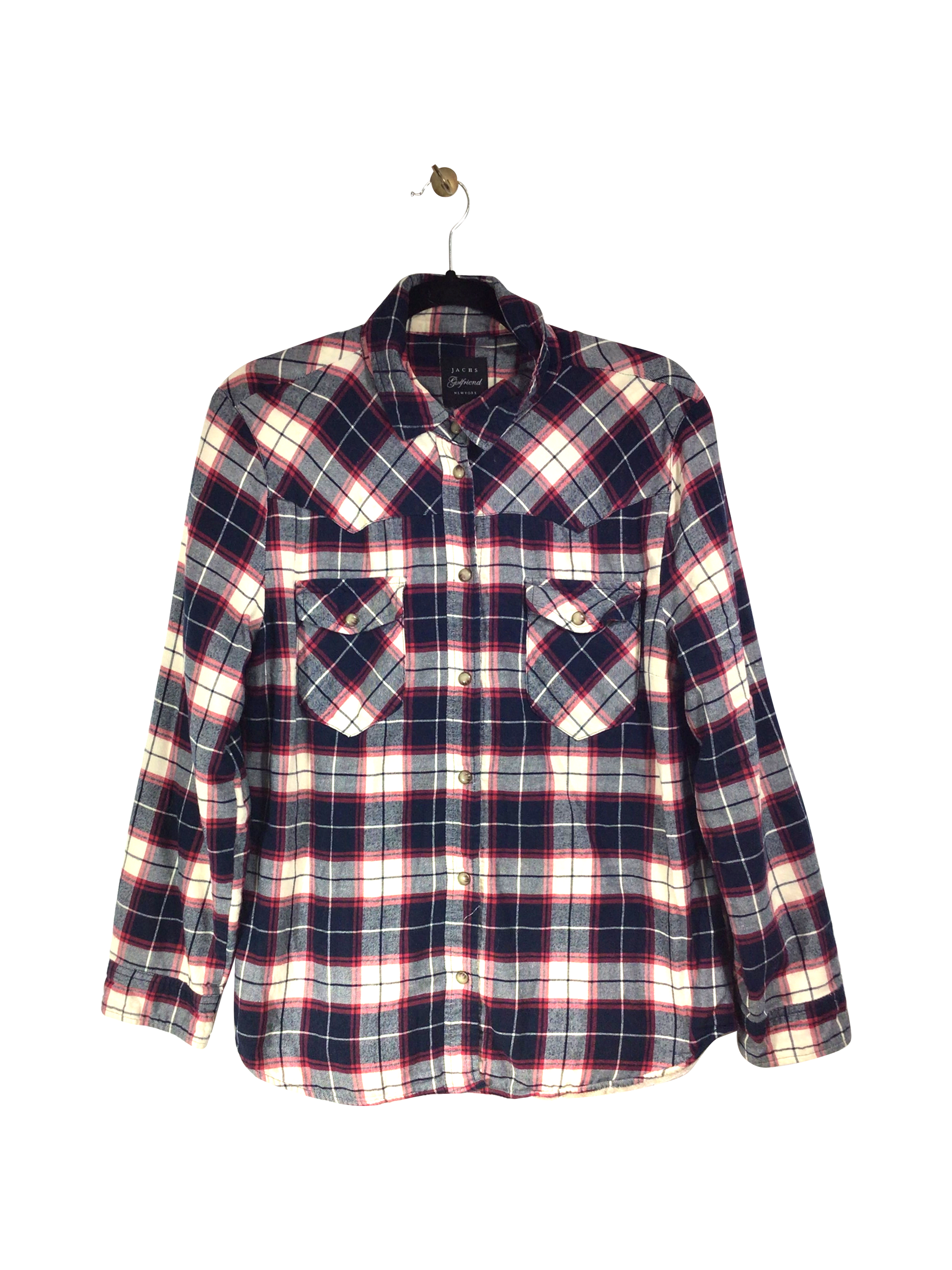 JACHS Women Button Down Tops Regular fit in Blue - M - Velora