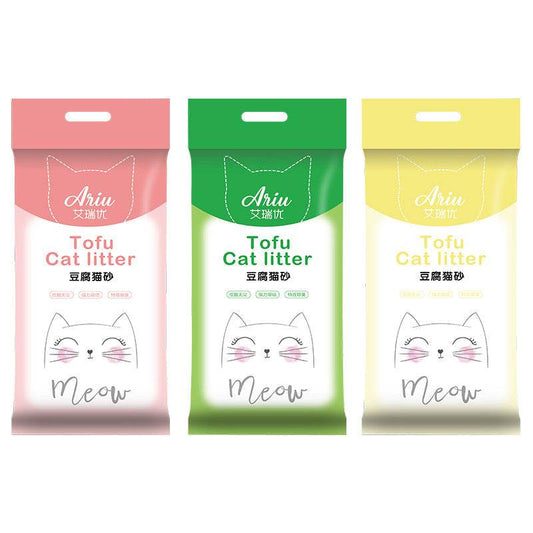 Original Flavor Tofu Cat Litter Low Dust Fast Clumping Deodorizer - Velora
