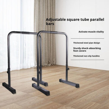 Freestanding Dip Bars for Home Gym – Adjustable Parallel Bar Dip Station