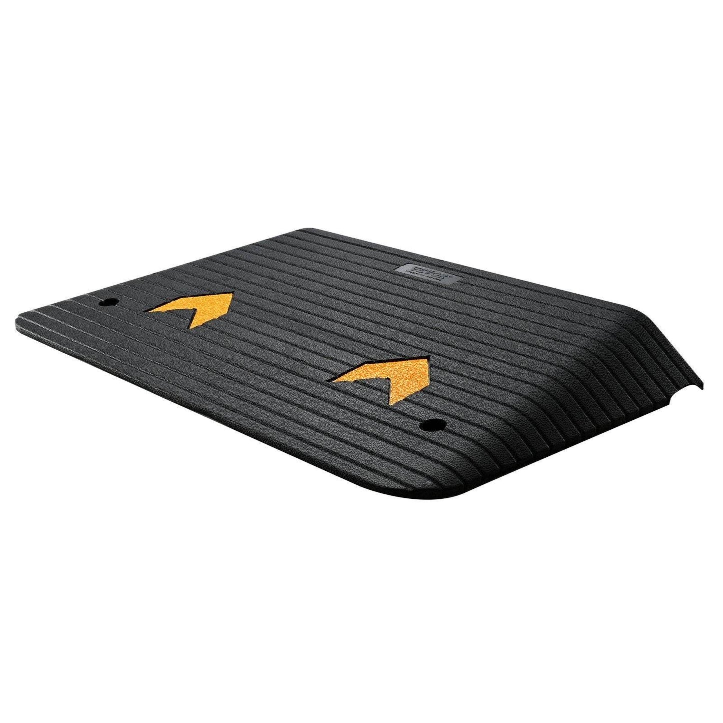 Upgraded Rubber Threshold Ramp, 3.5 Rise Door Ramp With 1 Channel, Natural Rubber Car Ramp With Non-Slip Textured Surface, 33069 Lbs Load Capacity Curb Ramp For Wheelchair And Scooter