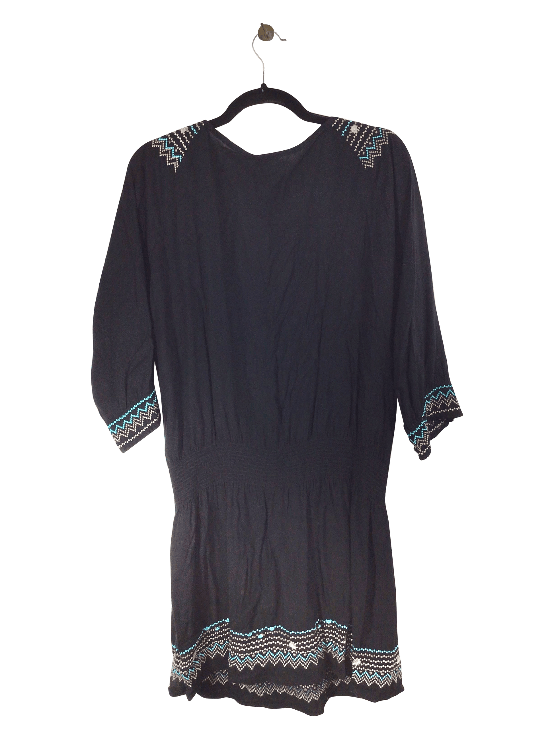 UNBRANDED Women Wrap Dresses Regular fit in Black - M - Velora