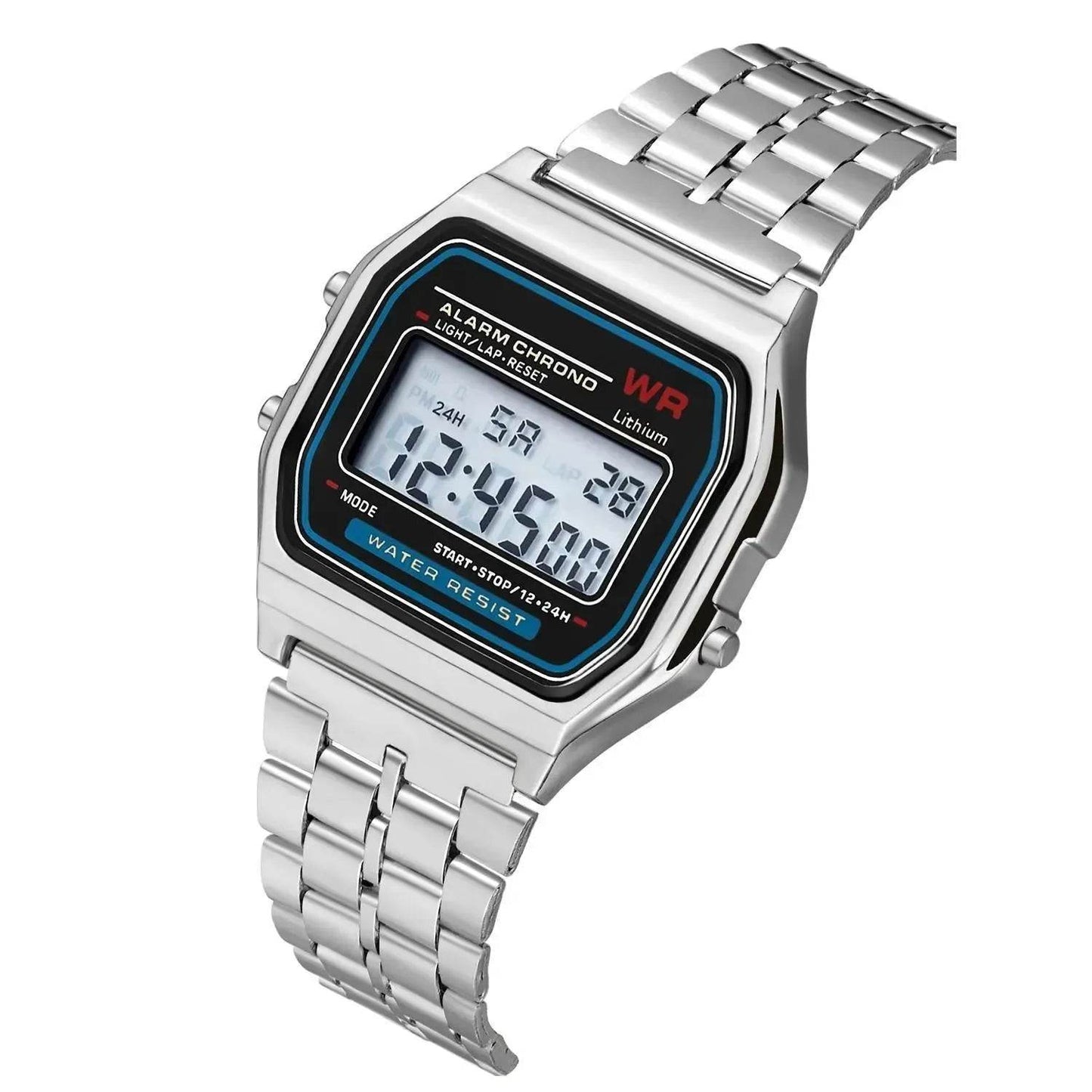 WR F91W Stainless Steel chain Electronic Watch - Velora